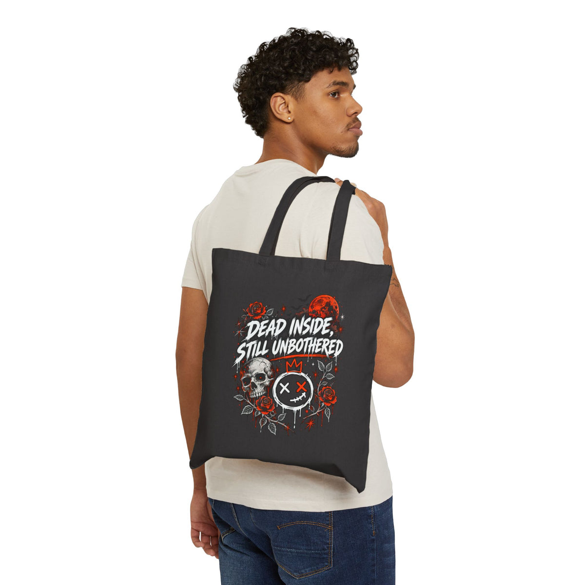 Dead Inside, Still Unbothered — Halloween Tote
