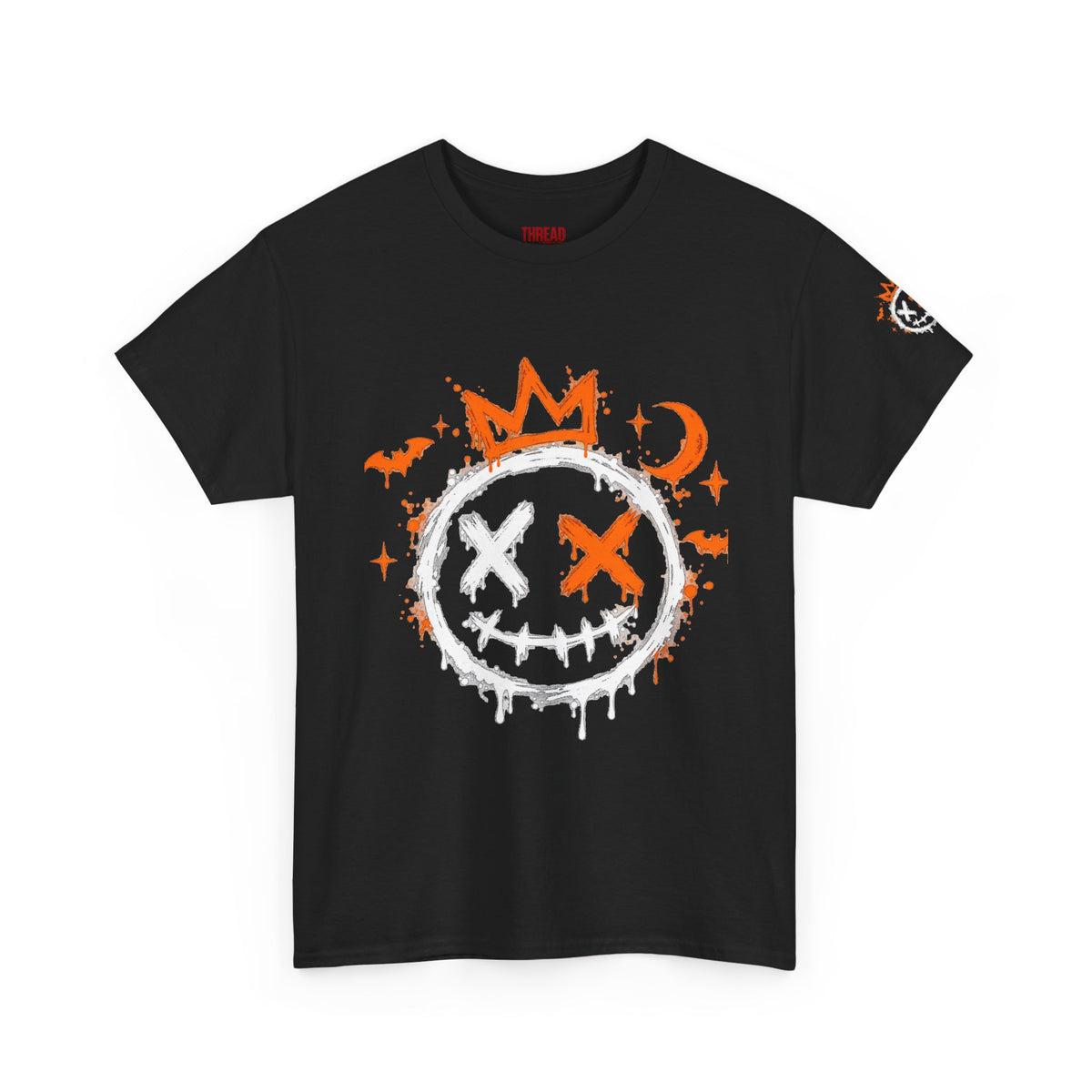 Crowned Chaos — Halloween Graffiti Tee