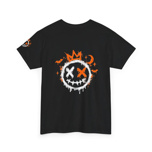 Crowned Chaos — Halloween Graffiti Tee