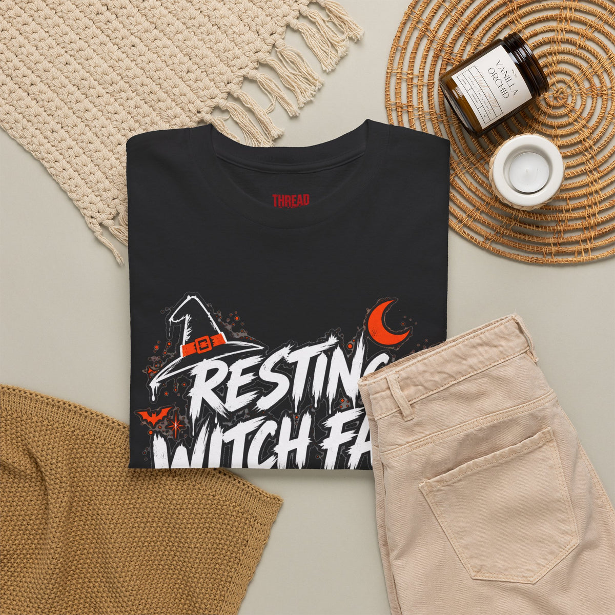 Resting Witch Face — Halloween Tee