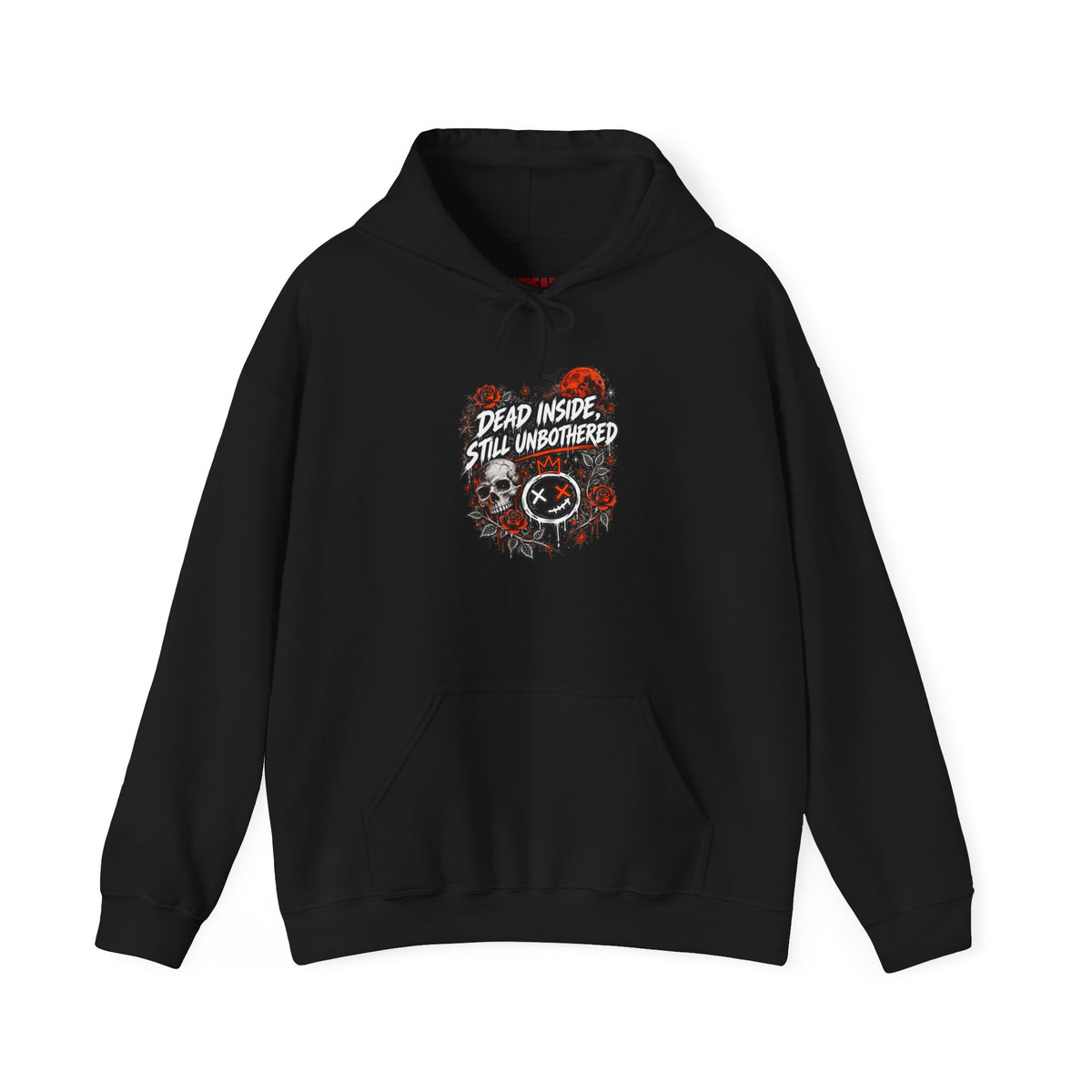 Dead Inside, Still Unbothered — Halloween Hoodie