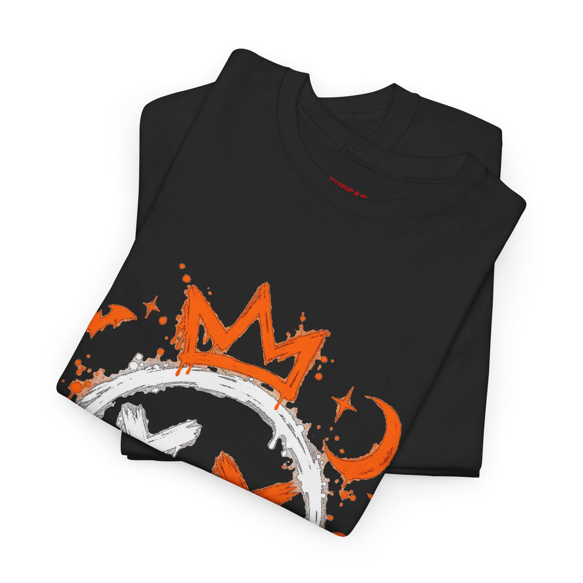 Crowned Chaos — Halloween Graffiti Tee